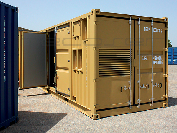 Sound proof container