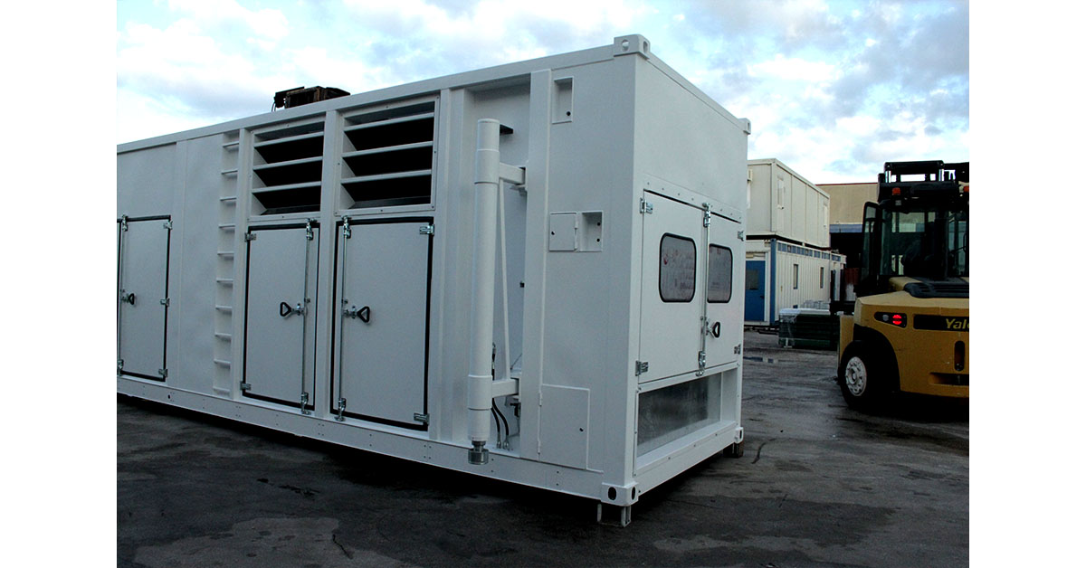 New genset container - Mecoser Sistemi - Custom Containers
